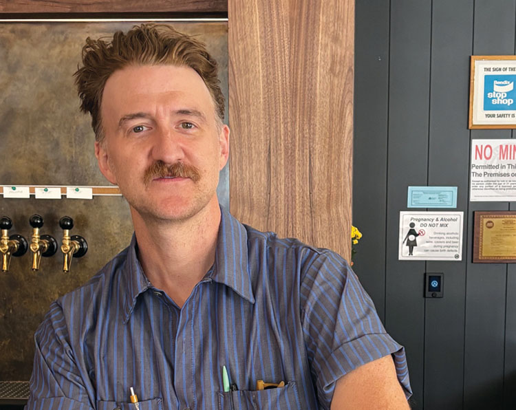 Tyler Caffall, the Fremont Garage manager