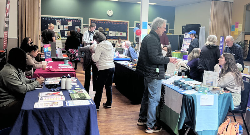 Event-goers at the 2025 Positive Aging Health & Wellness Fair hosted by the CfPA were treated to information from a host of providers. Submitted photo.